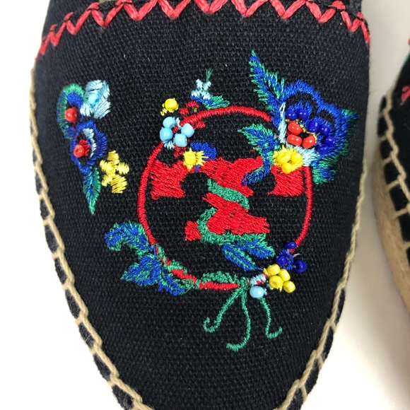 tory burch sonoma embroidered espadrille flats - Picture 8 of 8